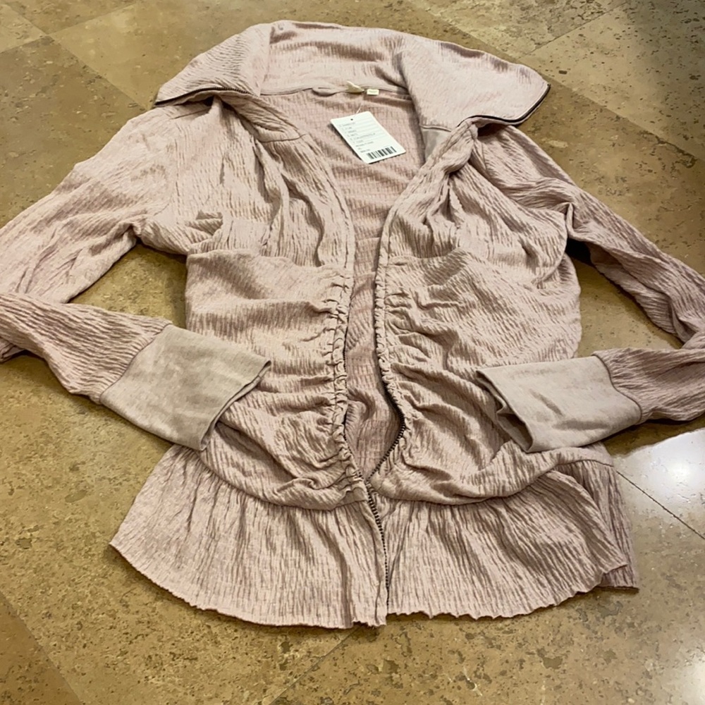 NWT Anthropologie Zip up jacket